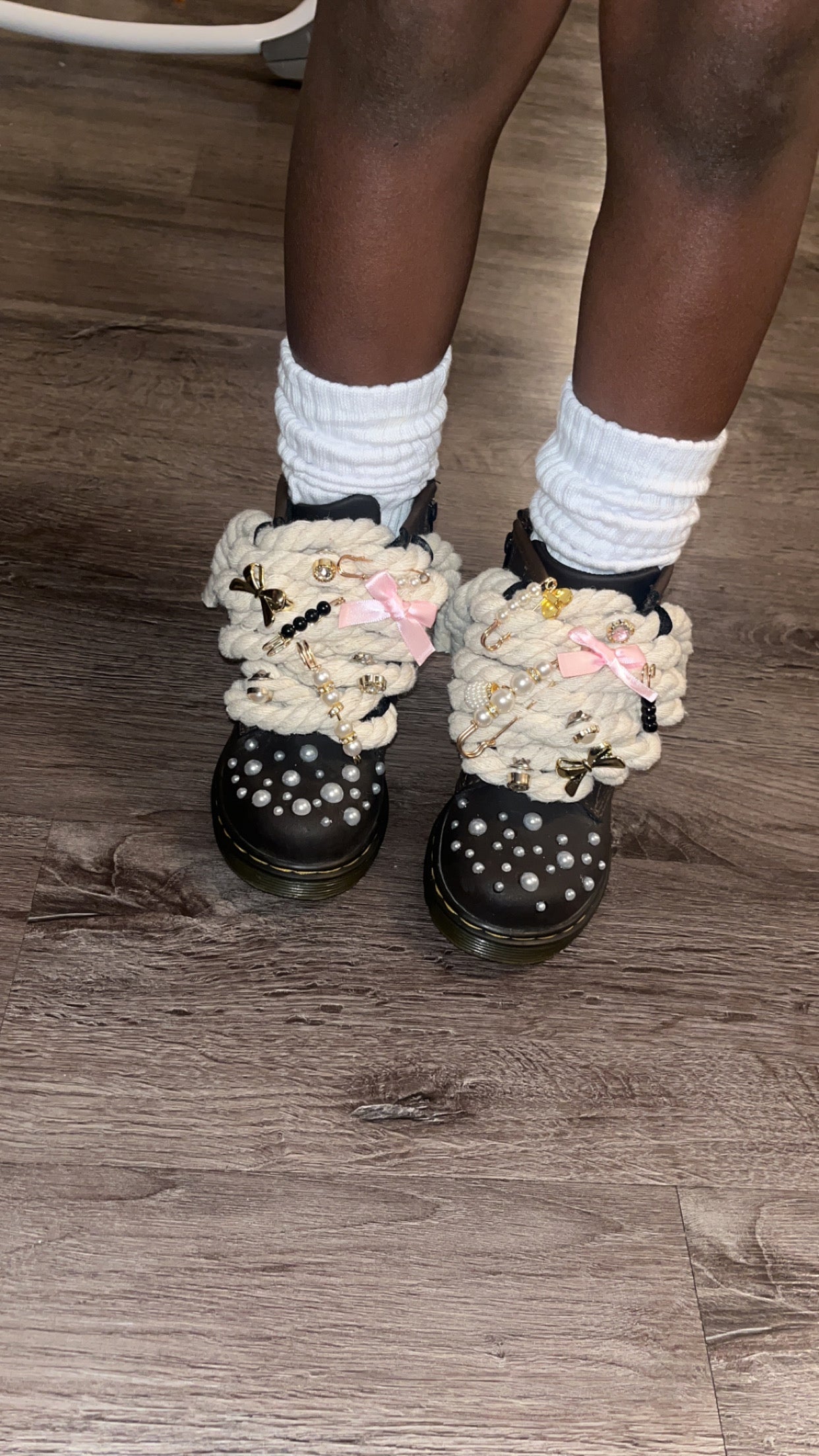 Custom Charm Jumbo Rope Boots- Provide your own boots