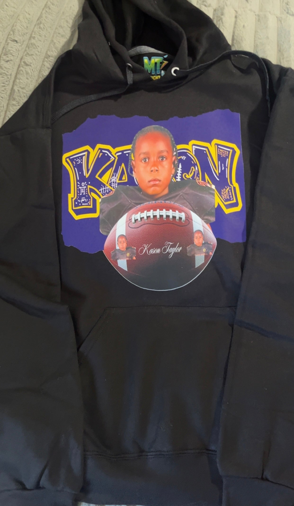 Adult Sports Custom Design Fleece Hoodie: E-mail for Customization after purchase- Send in team Colors, Photo-Option- Name and/or Phrases Be Sure to select option for Back Printing!