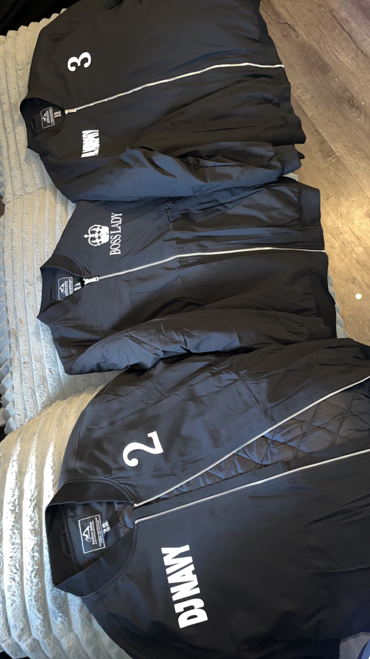 Youth Custom Winter Insulated Bomber Jacket: E-mail for Customization after purchase: