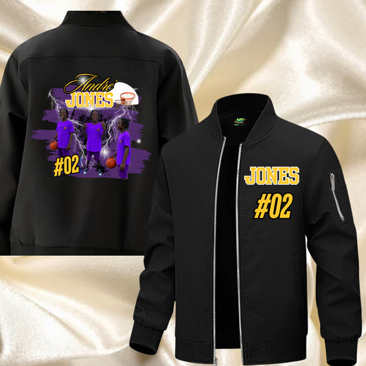 Adult Custom Winter Insulated Bomber Jacket: E-mail for Customization after purchase: