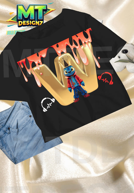 Toddler and Youth Boys Stitch Grade Design crew neck t-shirt Email for customization after Purchase: Use Order Number