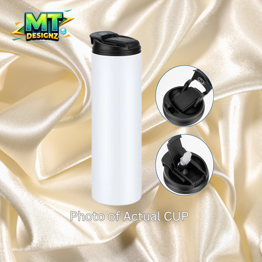 Stitch Boys Design: Stainless Steel Custom Water Bottle Tumblers Cups with black Lid including clear lift up Straw or fast water flow option: Tumbler Hot and Cold 12/Hr Email Childs Name and any customization ideas